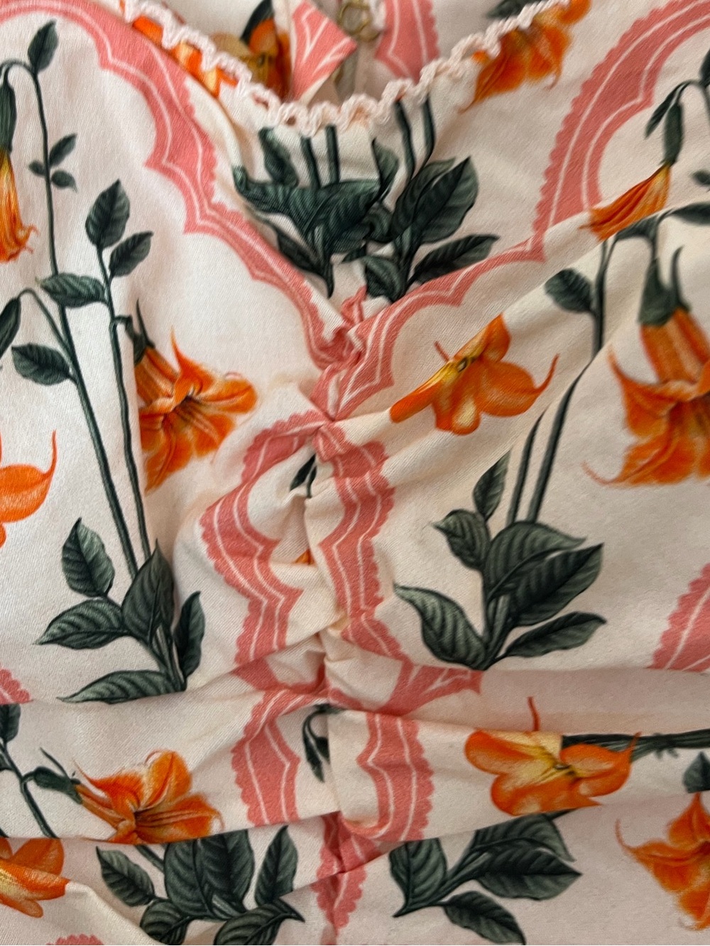 Agua by Agua Bendita Guanabana Sabanero Atardecer Floral Mini Dress M - Picture 12 of 14